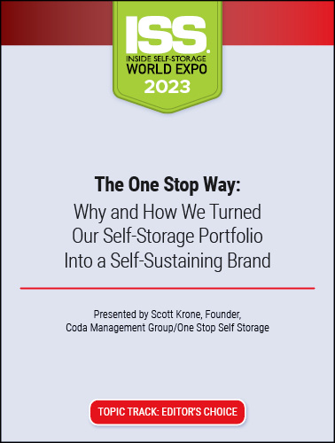 The One Stop Way: Why and How We Turned Our Self-Storage Portfolio Into a Self-Sustaining Brand